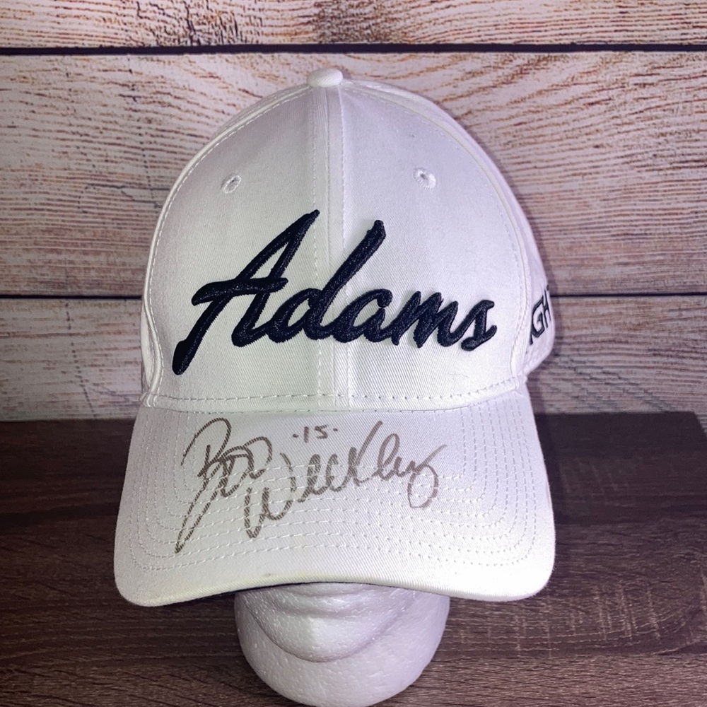 Adams White Cap with Signature
